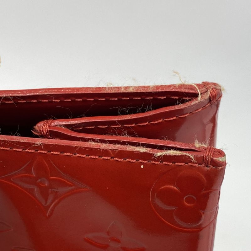 Louis Vuitton Tote Bag Vernis Lead MM M91086 Rouge Ladies