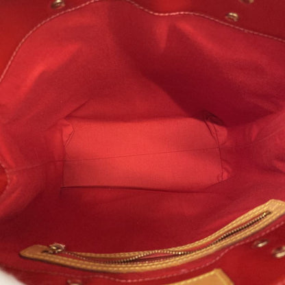 Louis Vuitton Tote Bag Vernis Lead MM M91086 Rouge Ladies