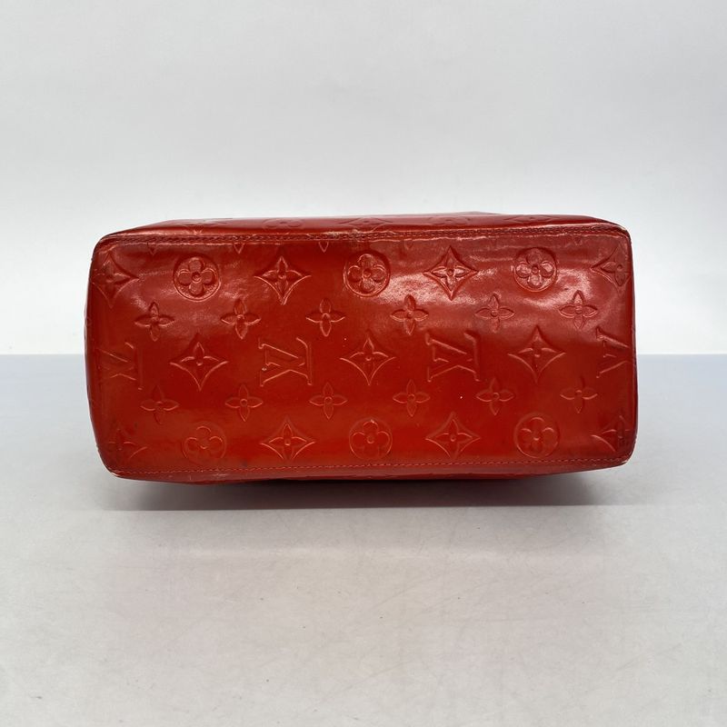 Louis Vuitton Tote Bag Vernis Lead MM M91086 Rouge Ladies