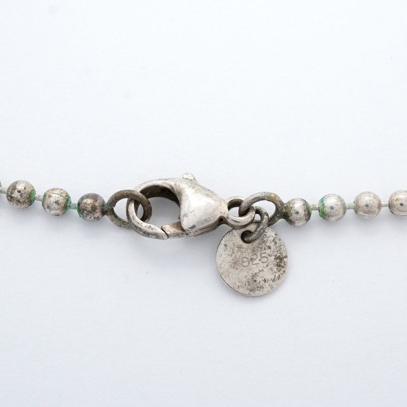 Tiffany & Co Necklace Return to Heart Ball Chain Silver 925 Women's
