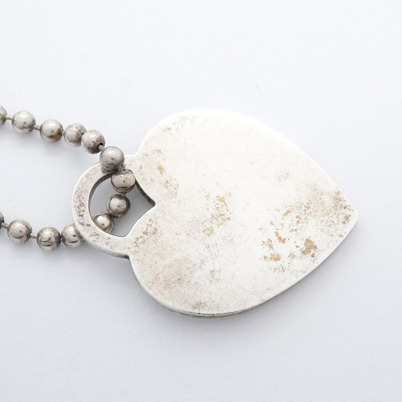 Tiffany & Co Necklace Return to Heart Ball Chain Silver 925 Women's