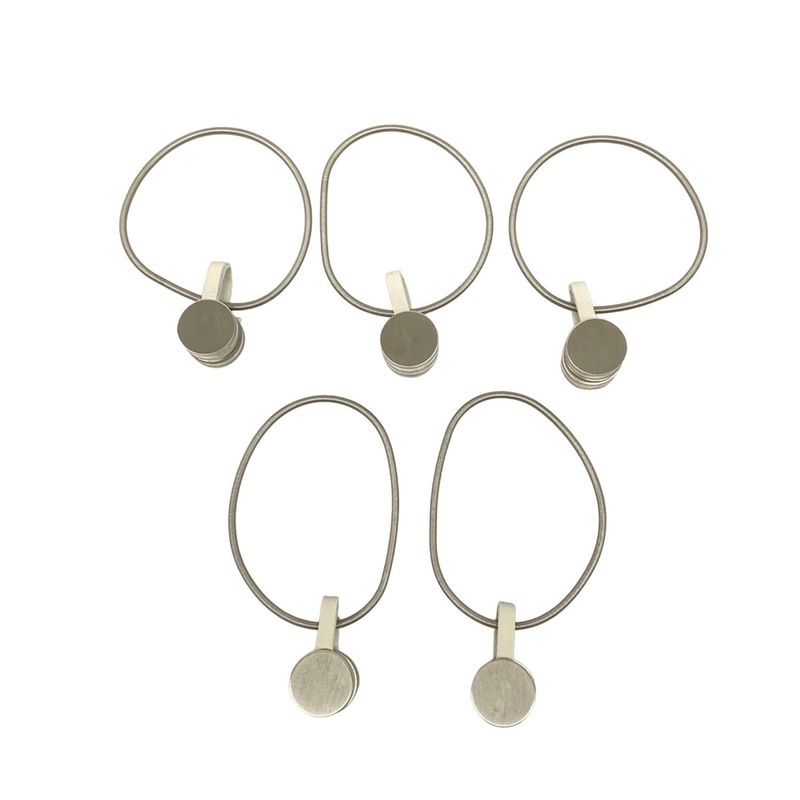 Hermes Accessories Silver Scarf Hanging Set Boyfriend Wall Hanging Magnet