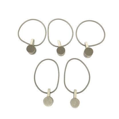 Hermes Accessories Silver Scarf Hanging Set Boyfriend Wall Hanging Magnet