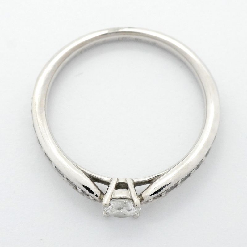 Tiffany & Co Ring Harmony Half Eternity Pt950 Platinum Diamond 0.21ct Size 8.5