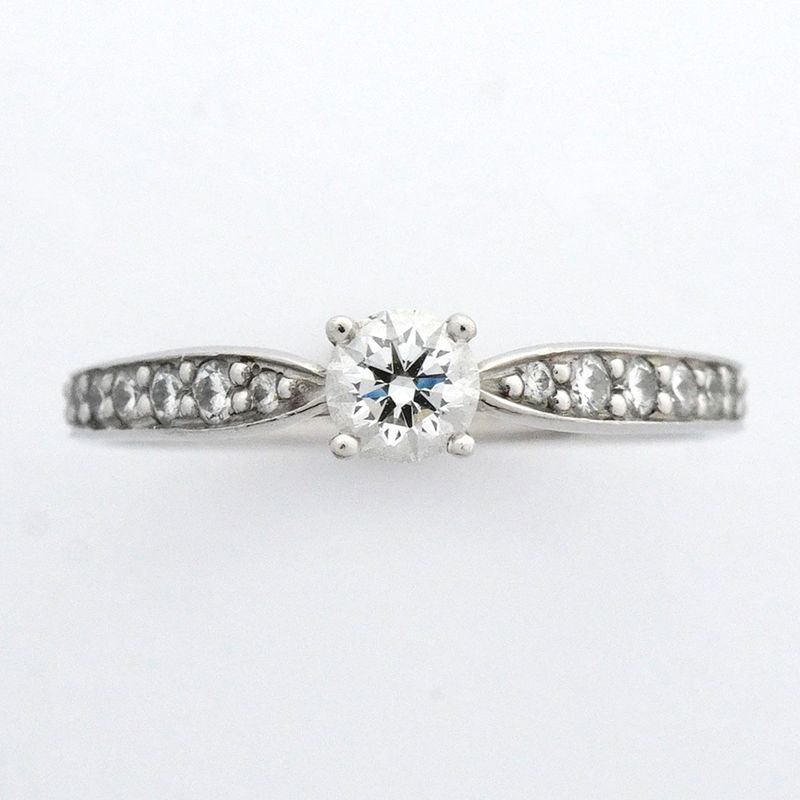 Tiffany & Co Ring Harmony Half Eternity Pt950 Platinum Diamond 0.21ct Size 8.5