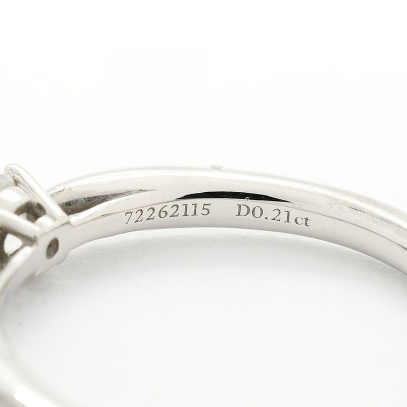 Tiffany & Co Ring Harmony Half Eternity Pt950 Platinum Diamond 0.21ct Size 8.5