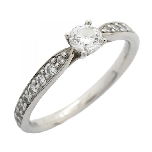 Tiffany & Co Ring Harmony Half Eternity Pt950 Platinum Diamond 0.21ct Size 8.5