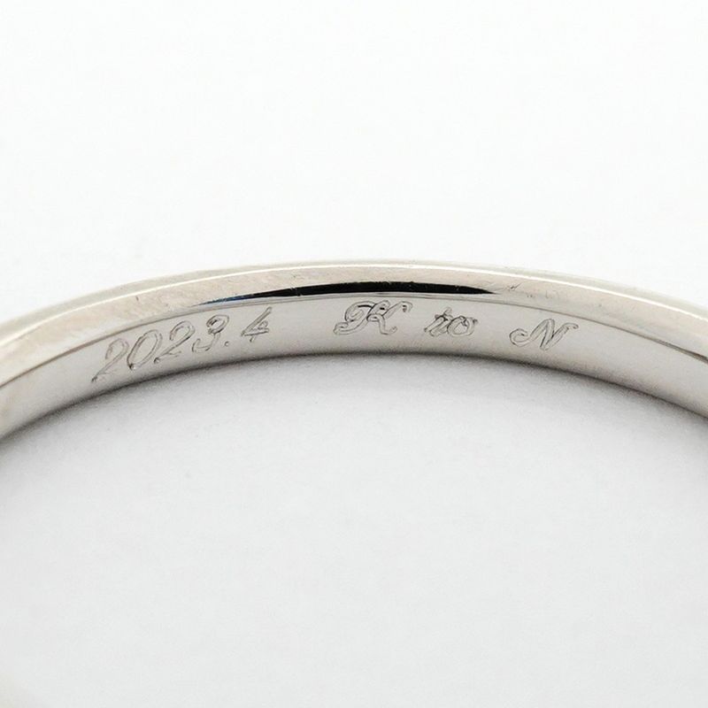 Tiffany & Co Ring Harmony Half Eternity Pt950 Platinum Diamond 0.21ct Size 8.5