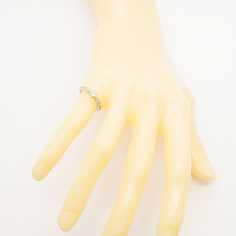 Tiffany & Co Ring Harmony Half Eternity Pt950 Platinum Diamond 0.21ct Size 8.5