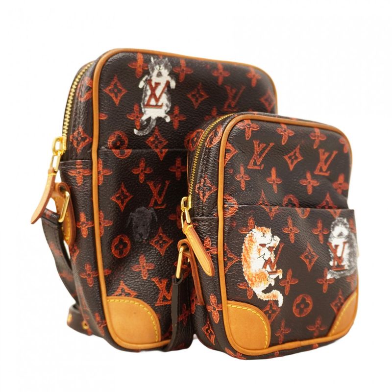 Louis Vuitton Shoulder Bag Catgram Panam Set M44399 Brown Ladies