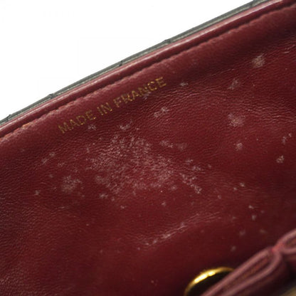 Chanel Shoulder Bag Matelasse Lambskin Black Gold Hardware Women