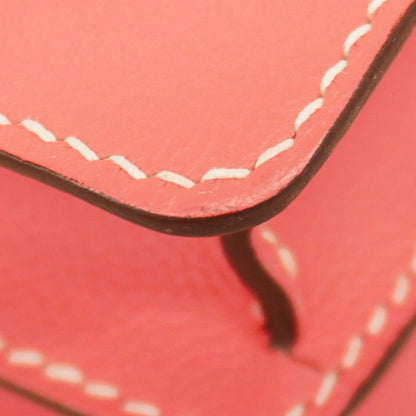 Hermes Shoulder Bag Louris 23 Evercolor Rose Tyrian Silver Hardware C Engraved