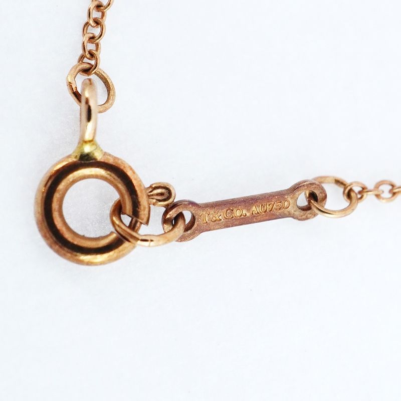 Tiffany & Co Necklace Loving Heart 18k Pink Gold Pink Gold Ladies