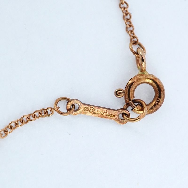 Tiffany & Co Necklace Loving Heart 18k Pink Gold Pink Gold Ladies