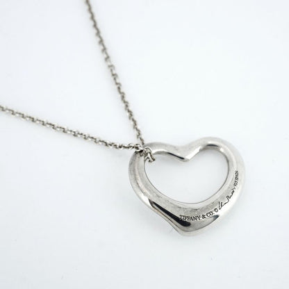 Tiffany & Co. Open Heart Necklace, Silver 925, Women's