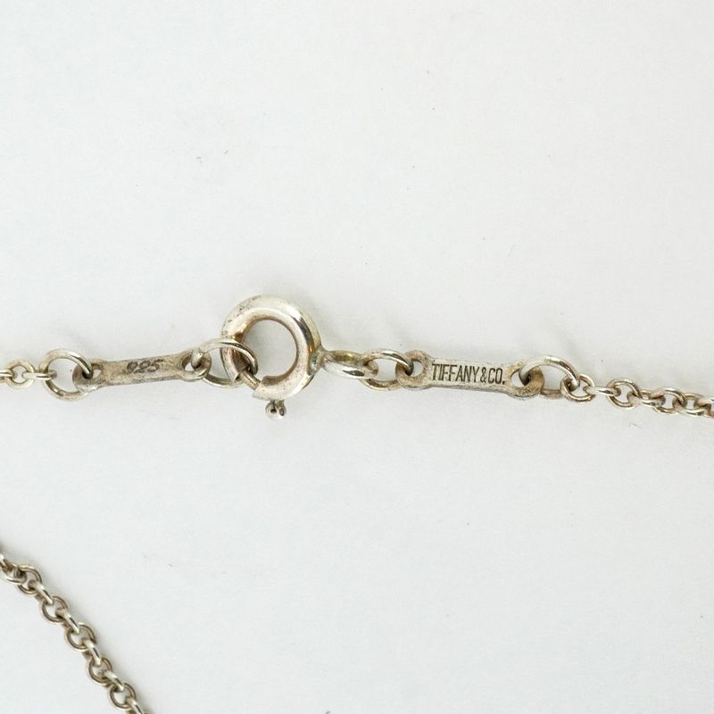 Tiffany & Co. Open Heart Necklace, Silver 925, Women's