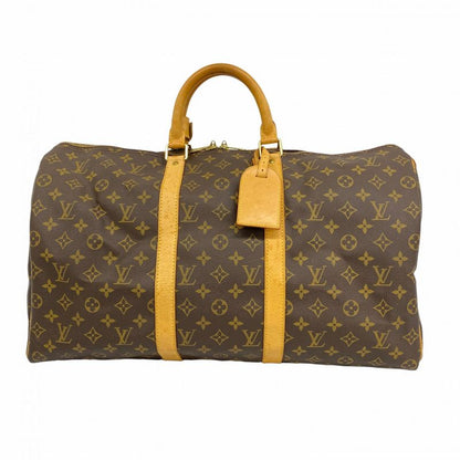 Louis Vuitton Boston Bag Monogram Keepall 50 M41426 Brown Women's