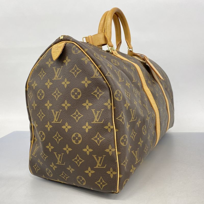 Louis Vuitton Boston Bag Monogram Keepall 50 M41426 Brown Women's