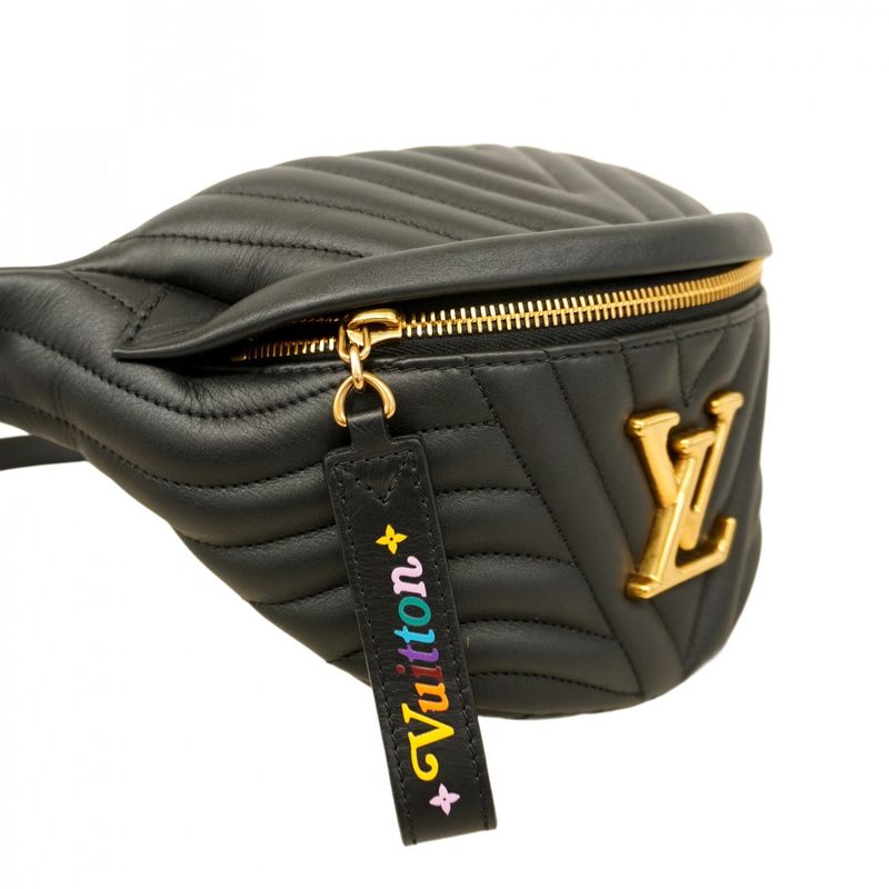 Louis Vuitton Body Bag New Wave Bum Bag M53750 Noir Black Women's