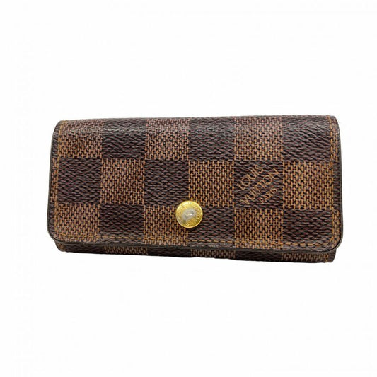 Louis Vuitton Key Case Damier Multicles 4 N62631 Ebene Men's Women's Unisex