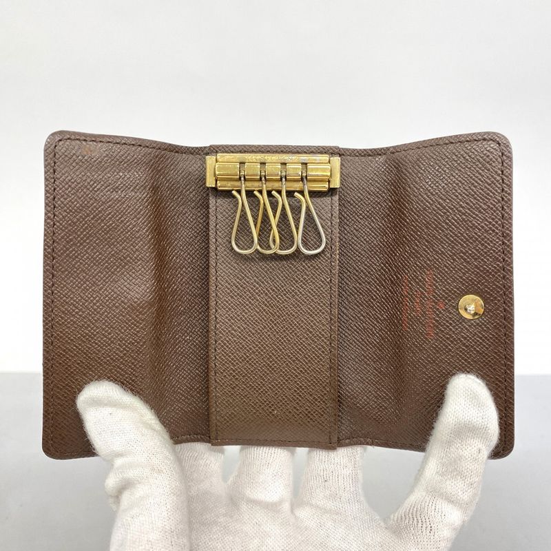 Louis Vuitton Key Case Damier Multicles 4 N62631 Ebene Men's Women's Unisex