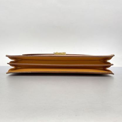 Louis Vuitton Briefcase Epi Serviette Conseil M54428 Zipang Gold Men's