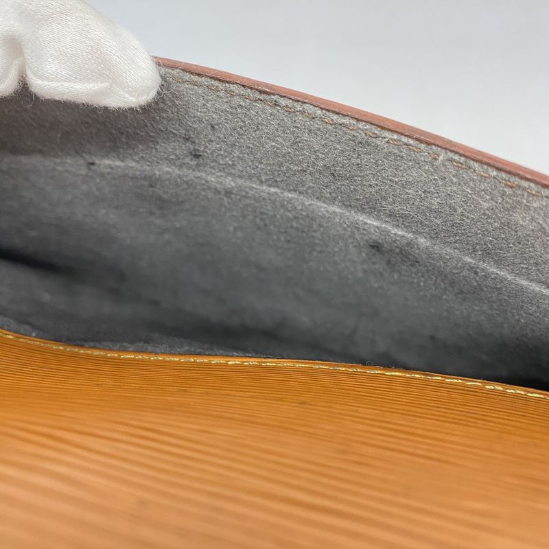 Louis Vuitton Briefcase Epi Serviette Conseil M54428 Zipang Gold Men's