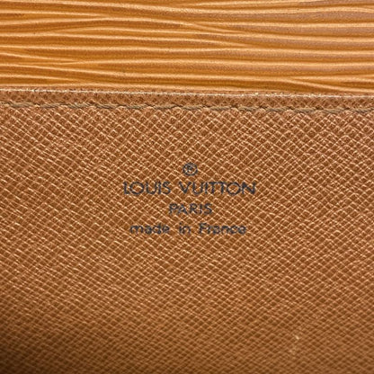 Louis Vuitton Briefcase Epi Serviette Conseil M54428 Zipang Gold Men's