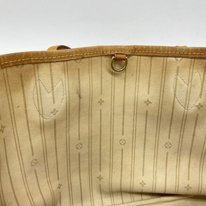 Louis Vuitton Tote Bag Damier Azure Neverfull PM N51110 White Ladies