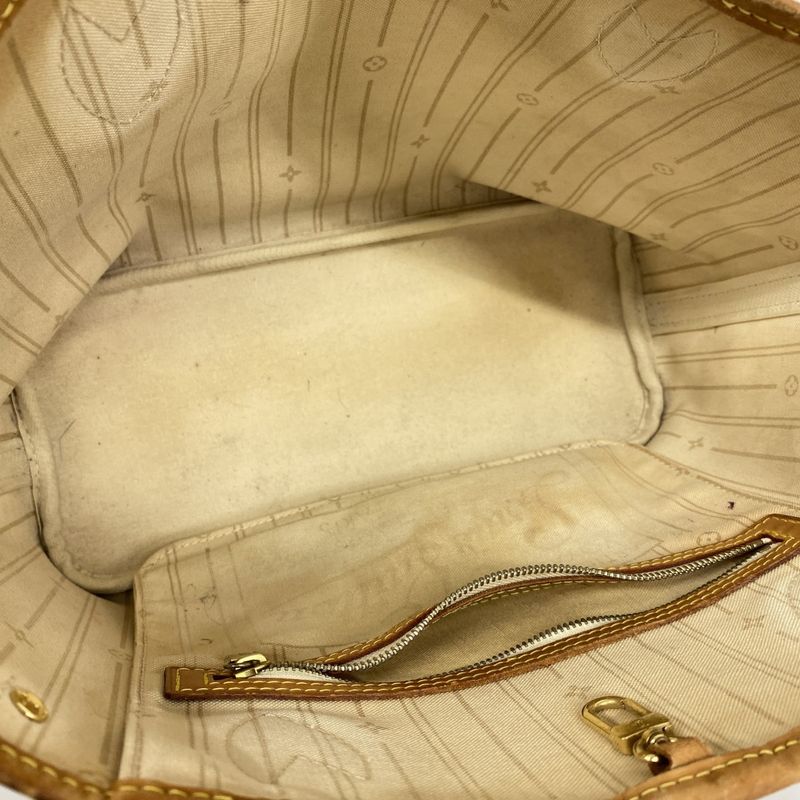 Louis Vuitton Tote Bag Damier Azure Neverfull PM N51110 White Ladies