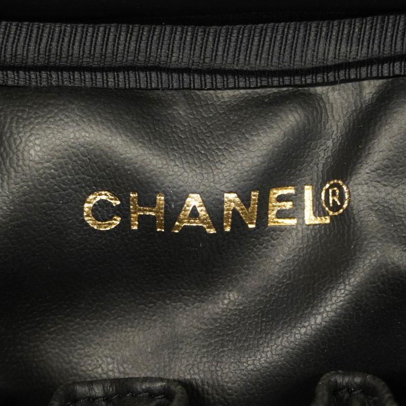 Chanel Vanity Bag Denim Blue Gold Hardware Women's