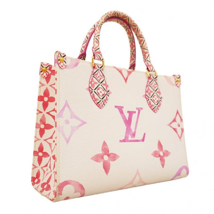 Louis Vuitton Handbag Monogram Giant Visor Pool on the Go PM M22976 White Pink