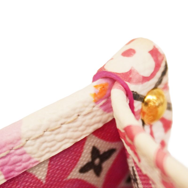 Louis Vuitton Handbag Monogram Giant Visor Pool on the Go PM M22976 White Pink