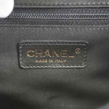 Chanel Shoulder Bag V Stitch Lambskin Black Chien Pangold Hardware Women's