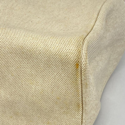 Hermes Handbag Herbag Her Bag MM Toile Ash Natural Silver Hardware C Engraved