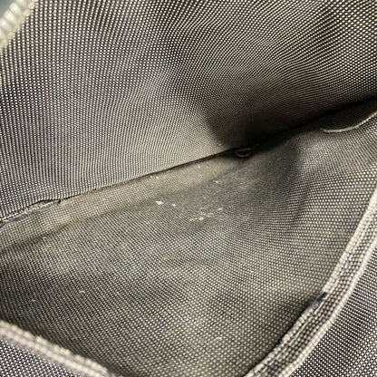 Hermes Tote Bag Her Line MM Canvas Gray Silver Hardware Women