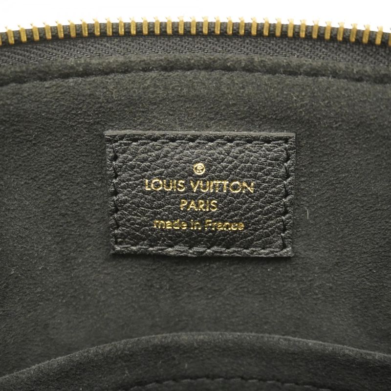 Louis Vuitton Handbag Monogram Empreinte Bicolor Petit Palais PM M58913 Black