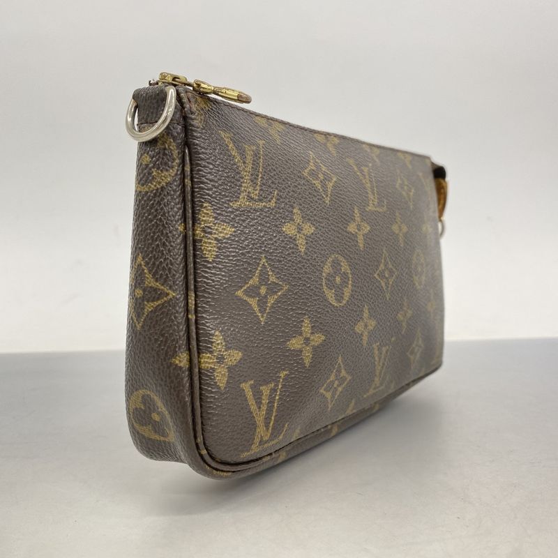 Louis Vuitton Pouch Monogram Pochette Accessoire M51980 Brown Ladies