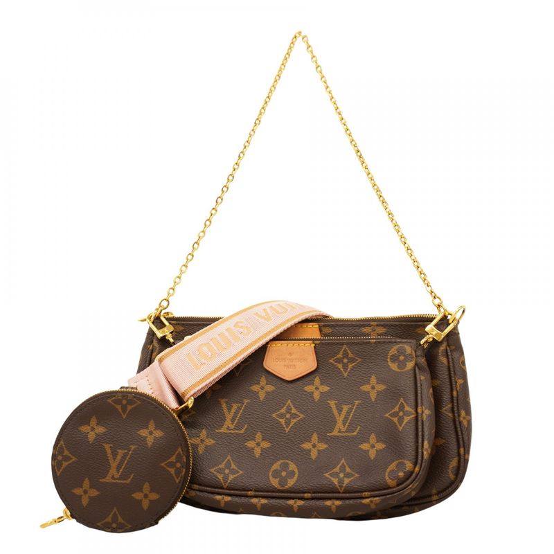 Louis Vuitton Shoulder Bag Monogram Multi Pochette Accessory M44840 Brown Ladies