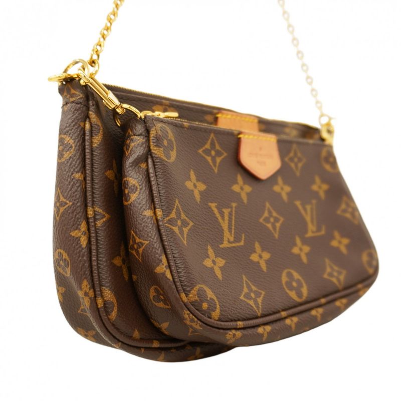 Louis Vuitton Shoulder Bag Monogram Multi Pochette Accessory M44840 Brown Ladies