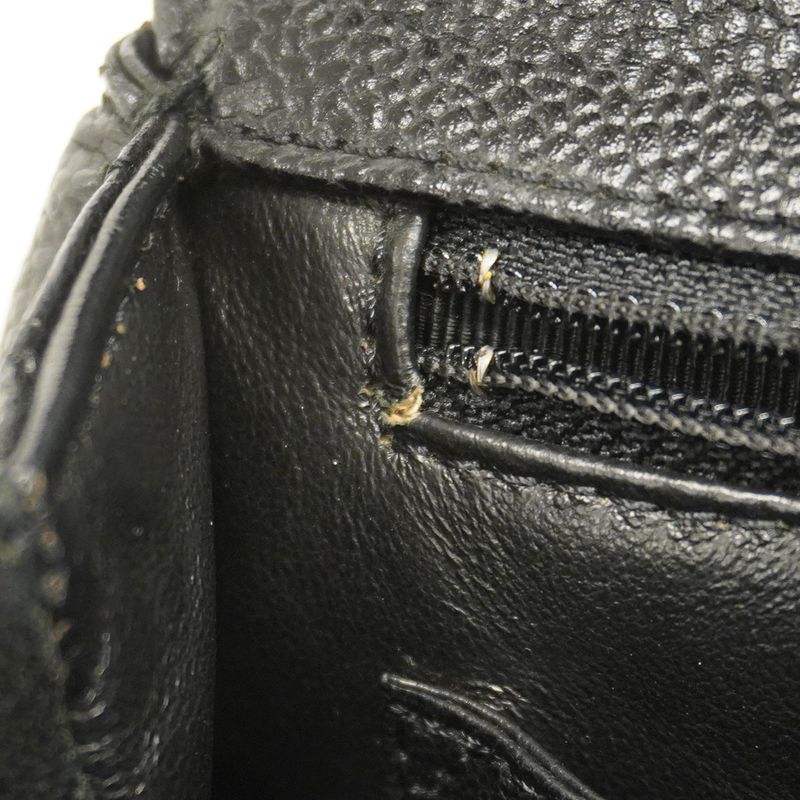 Chanel Handbag Matelasse Caviar Skin Black Gold Hardware Women's