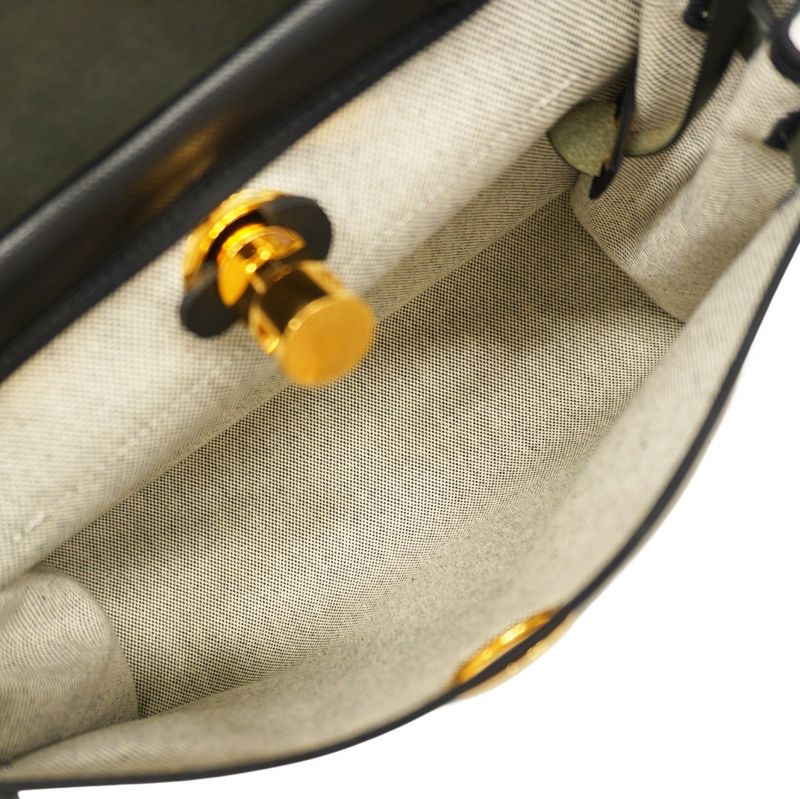Hermes Handbag Herbag Her Bag Zip PM Toile Ash Berlinne Vash Hunter Black Gold