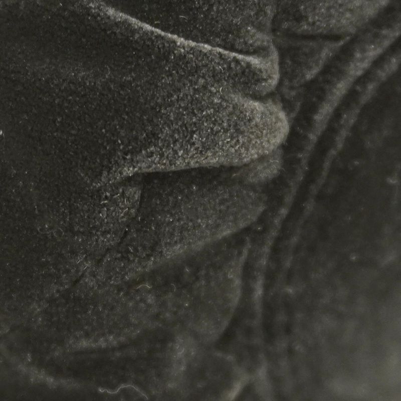 Chanel Handbag Matelasse Velor Black Gold Hardware 2way Bag Ladies