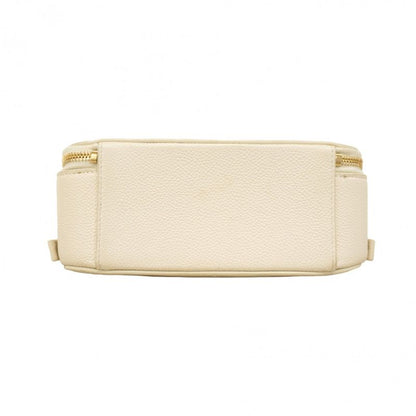 Chanel Handbag Matelasse Caviar Skin White Gold Hardware 2way Bag Ladies