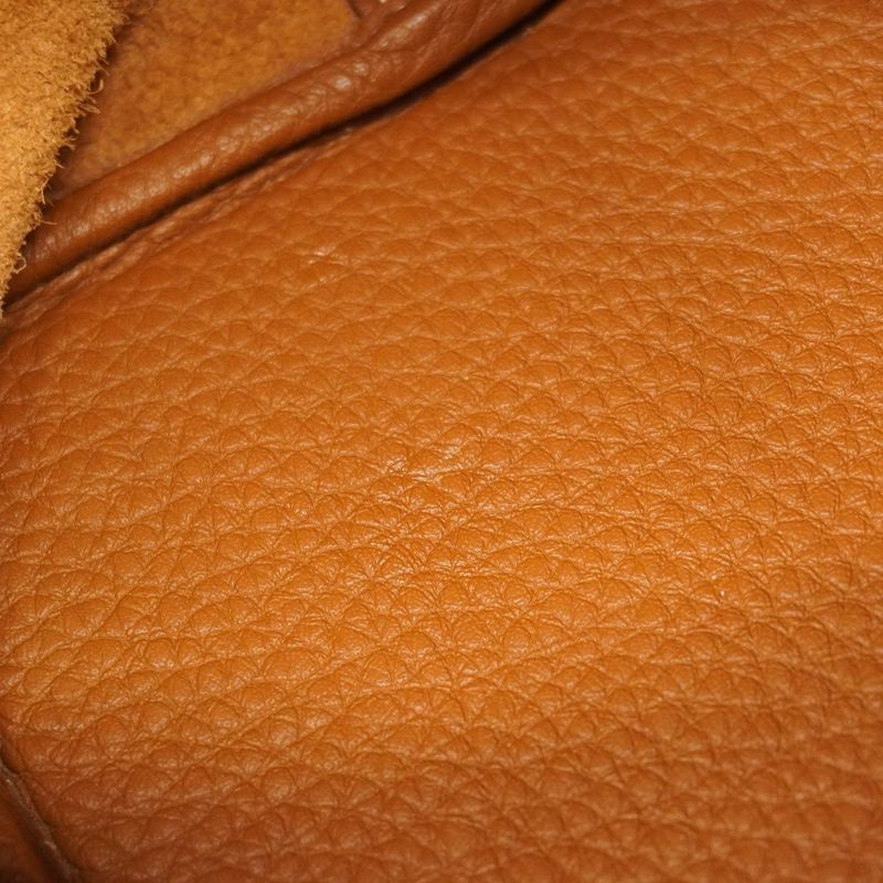 Hermes Handbag Picotan Lock MM Taurillon Clemence Gold Silver Hardware X