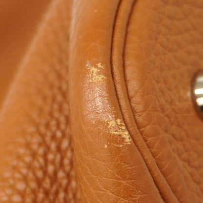 Hermes Handbag Picotan Lock MM Taurillon Clemence Gold Silver Hardware X