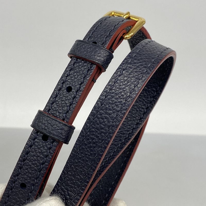 Louis Vuitton Handbag Monogram Empreinte Blanche BB M43781 Marine Rouge 2way