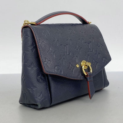 Louis Vuitton Handbag Monogram Empreinte Blanche BB M43781 Marine Rouge 2way