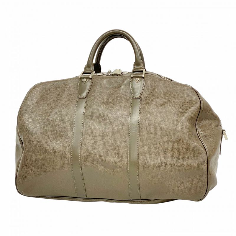 Louis Vuitton Boston Bag Taiga Kendall PM M30128 Grizzly Men's