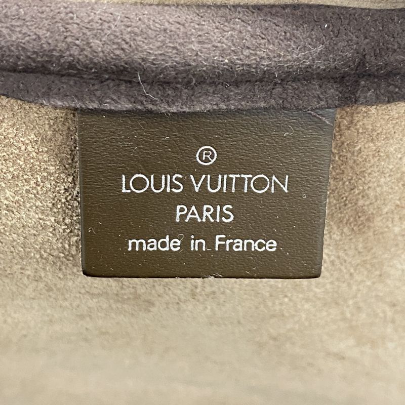 Louis Vuitton Boston Bag Taiga Kendall PM M30128 Grizzly Men's